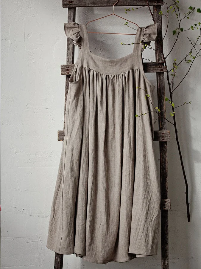 Women's Retro Suspender Dress