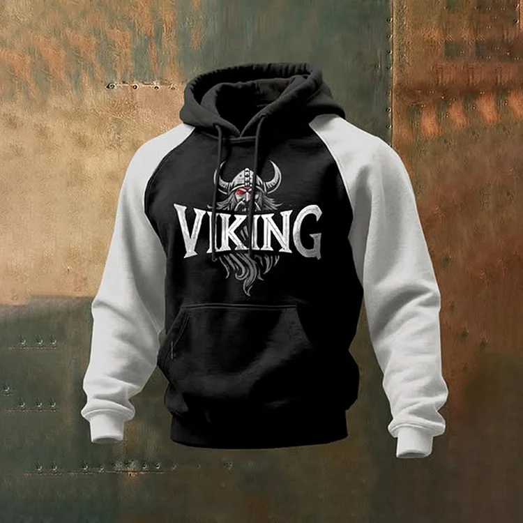 Men's Viking Celtic Art Casual Hoodie