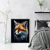 Watercolor Fox-11CT Stamped Cross Stitch 40*53cm