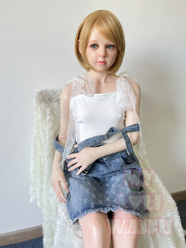 MYLOLIWAIFU 138cm (4.53') A Cup Silicone Small Sex Doll-Alice Flat Chest (NO.802) MYLOLIWAIFU Littlelovedoll