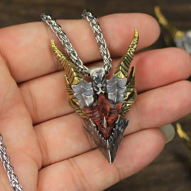 Coutureaura Retro Evil Dragon Necklace