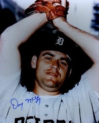 Denny Mcclain Tigers Signed 8x10 Photo Poster painting Jsa Autograph Authentic