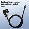 125cm 10PCS Air Pump Extension Hose Bike Pump Hose For US/UK/French Valves