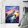 Sea Turtles-11CT Stamped Cross Stitch 40*50cm/15.75*19.69in