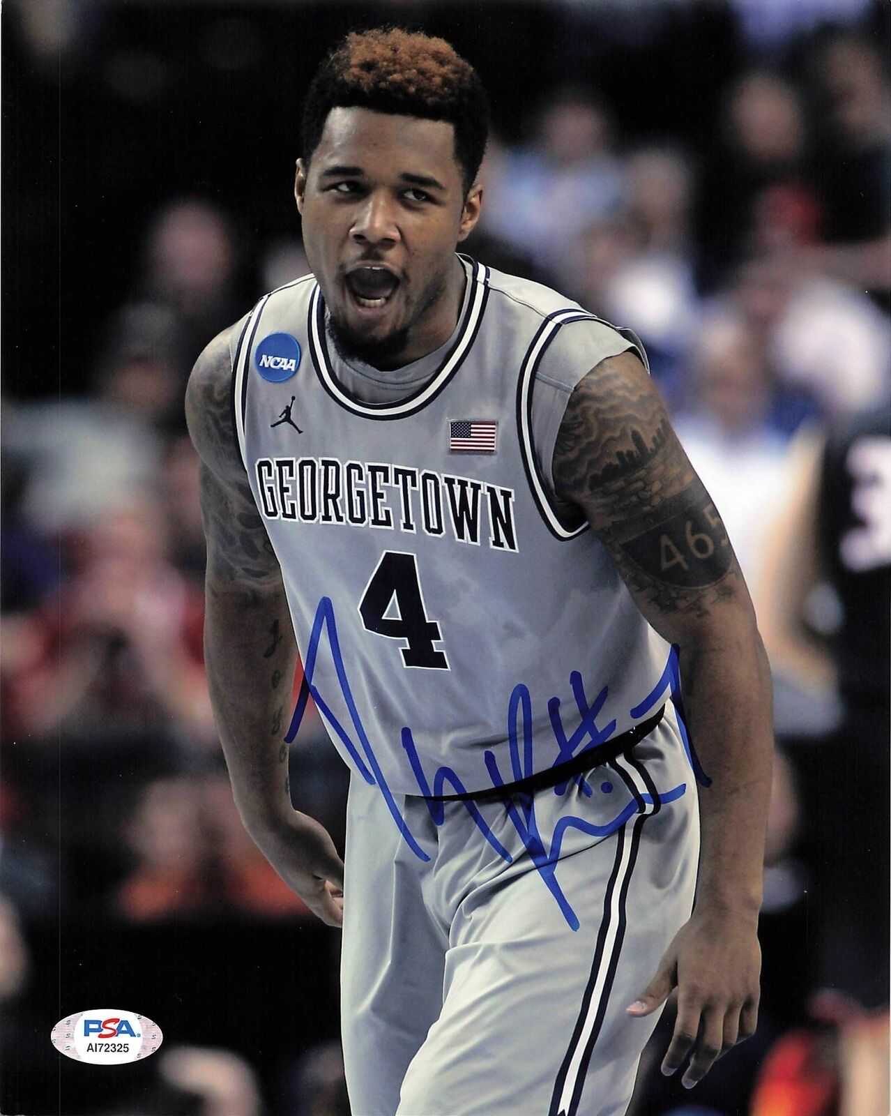 D'VAUNTES SMITH-RIVERA signed 8x10 Photo Poster painting PSA/DNA Georgetown Hoyas Autographed