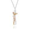 💕Collier pendentif et boucles d'oreilles pour couple &eacute;treignant