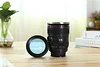 Camera Lens Coffee Mug and Travel Mug with Stainless Steel Liner and Magic Suction Cup, Creative Gift for Photographers, Friends and Family, Leak-proof Coffee Tea Water Cup with Lid 400ml, Five and Six Generations