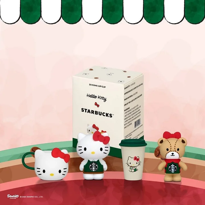 2025 Starbucks Hello Kitty Collectibles Mug Tumbler Cup Cup Clip