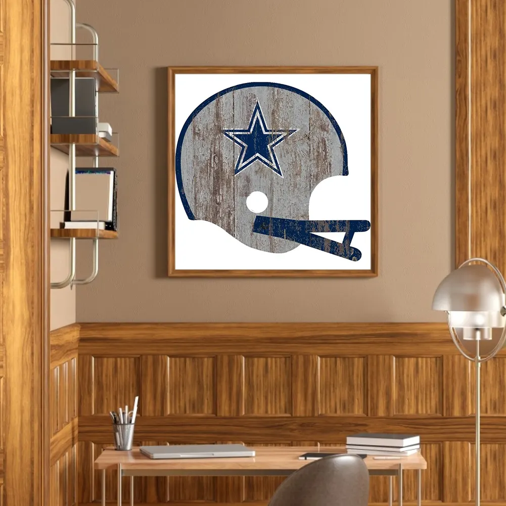 Full Round Diamond Painting 30*30cm - Dallas Cowboys Football Team