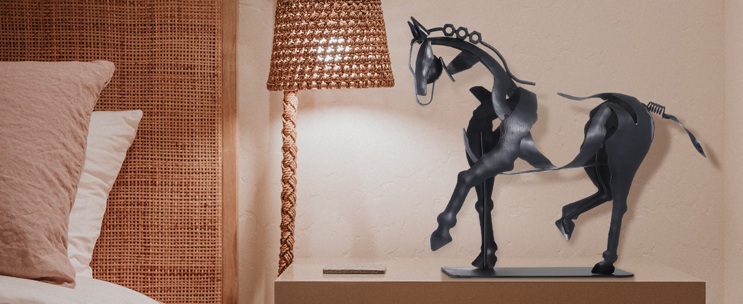 Metal Horse Statue Sculpture 5-