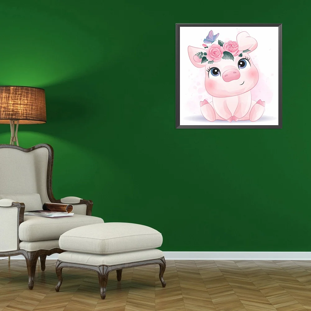 Full Round Diamond Painting 30*30cm - Cartoon Animals