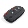 Silicone Car Key Case 3 Buttons Car Remote Key Fob for VW Sagitar Polo Bora Golf