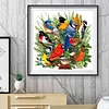 Birds Gathering-Full Round Diamond Painting 