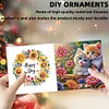 6Pcs Diamond Painting Garden Cat Greeting Cards Congratulations Cards & Gifts