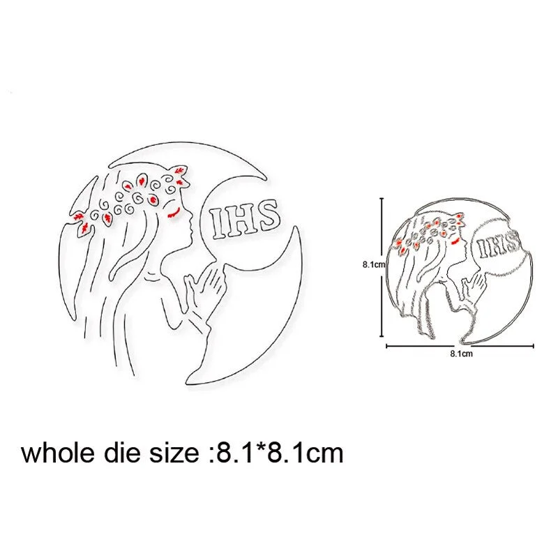 Craft Dies Metal Cutting Dies Cut Die Religion Nativity Scenes Scrapbook Dies Craft Paper Knife Mould Blade Punch Steencils Dies