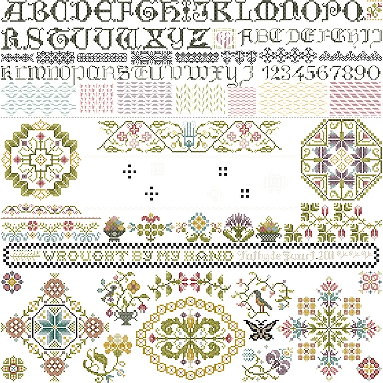 Joy Sunday Pattern 14CT Stamped / Counted Cross Stitch 58*59CM