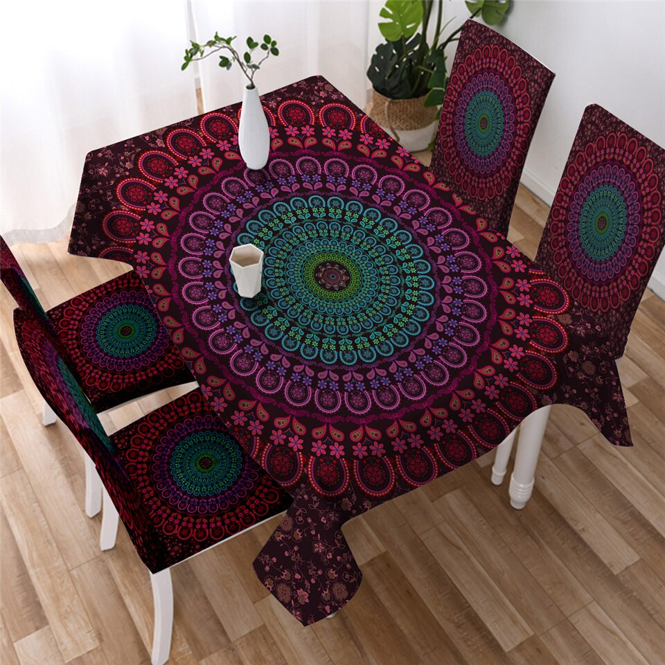 

Mandala - Tablecloth Without Chair Cover, 140*140cm, 501 Original