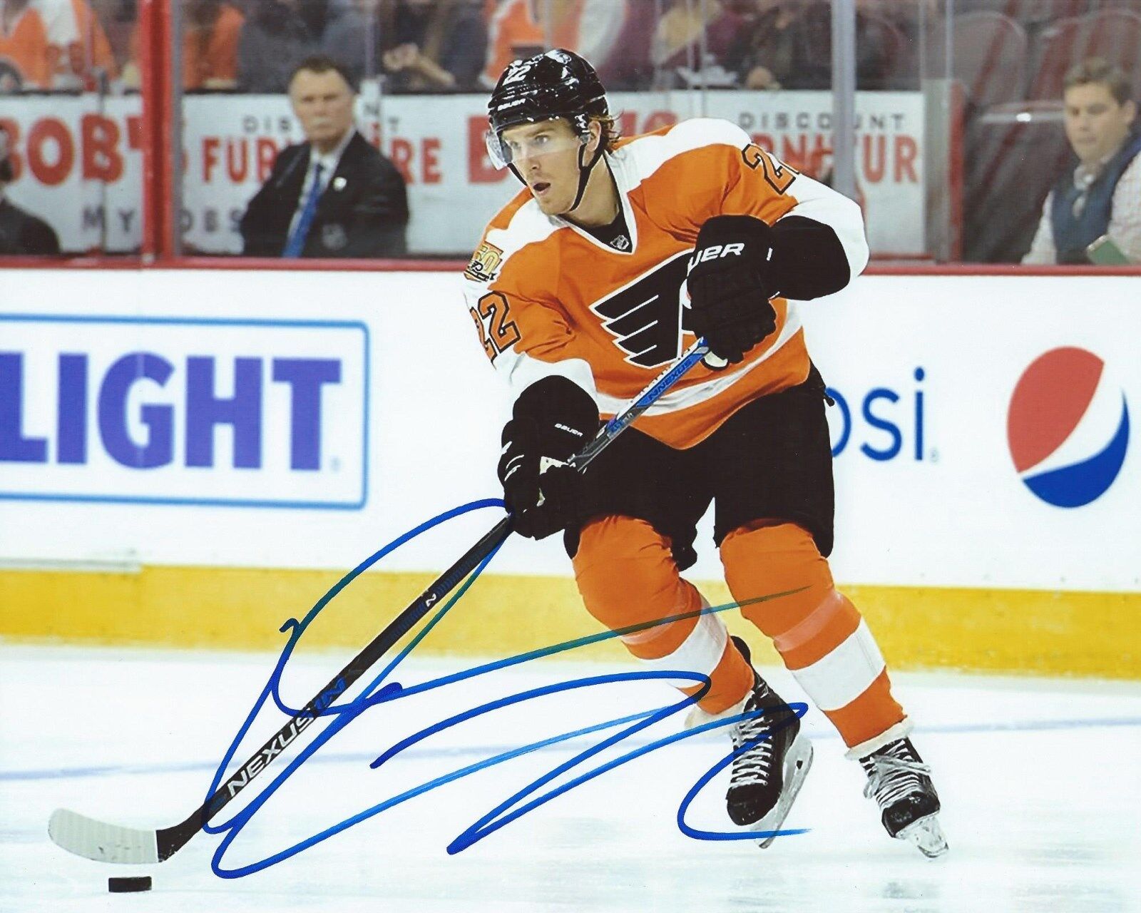 Dale Weise Signed 8x10 Photo Poster painting Philadelphia Flyers Autographed COA