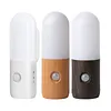 Rechargeable Motion Sensor Night Light Soft Glow Eye-Friendly Versatile Placement Minimalist Wood Battery Operated Shower Lamp for Wardrobe Hallway Closet Stairs