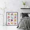 [Brand]Twelve Months Of Flowers - 14CT Stamped Cross Stitch - 45*56cm - Flower
