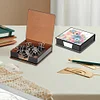 Cat Leather Diamond Art Note Box with 160 Sheets of Paper for Adults Beginners