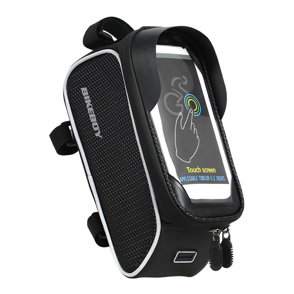

Bikeboy Cycling Bicycle Top Front Tube Bag Waterproof Frame Pannier Case, 501 Original