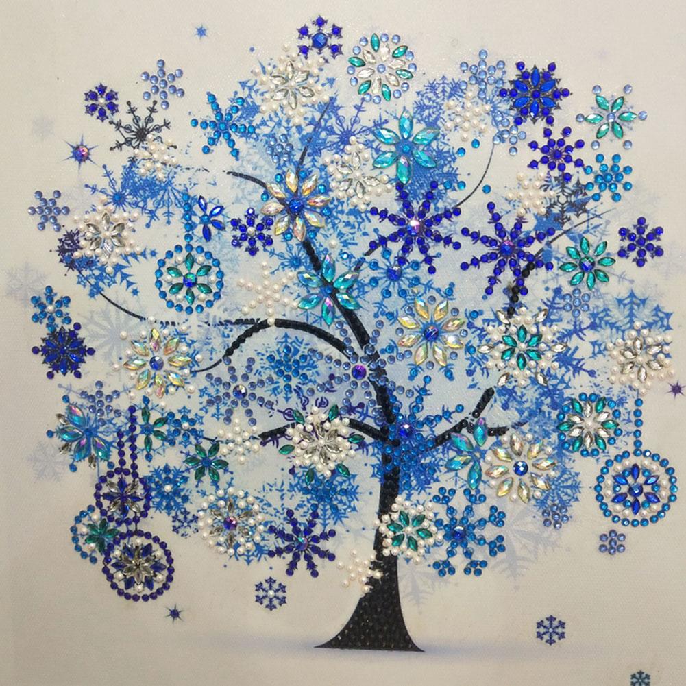 Tree Special Part Drill Diamond Painting 30X30CM(Canvas) gbfke
