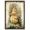 Retro Bunny - 11CT Stamped Cross Stitch - 40*60cm
