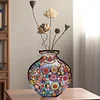 Edelstein-DIY, k&uuml;nstlerische Vase, Desktop, Diamantkunstset, doppelseitiges Bohrer, Hausgeschenk