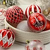 16PCS Creative Painting 8CM Decor Balls for Christmas Tree