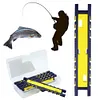 5Pcs Fishing Snelled Hook Holder Reusable Fishing Line Board Fishing Accessories