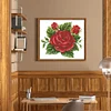 Rose - 9CT Partial Beaded Cross Stitch Kit(27x24cm)