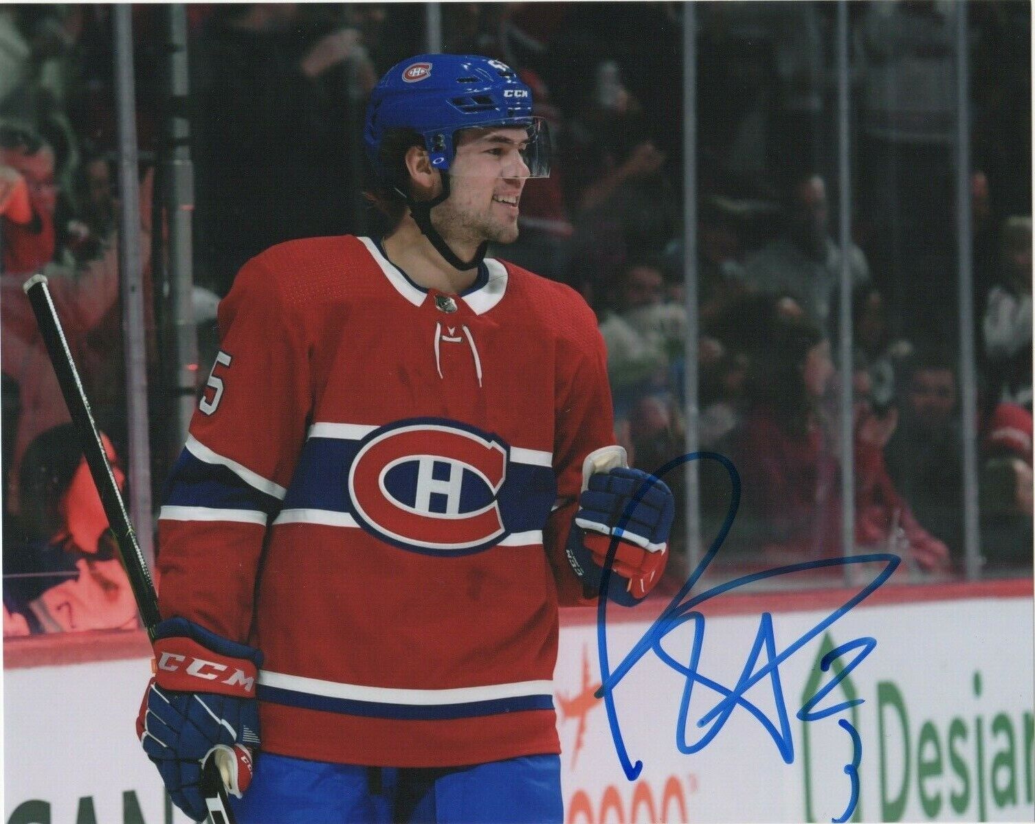 Montreal Canadiens Ryan Poehling Signed Autographed 8x10 NHL Photo Poster painting COA #3