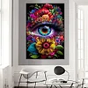 (50*70cm)Eye of the Flower - Full Round Drill Diamond Painting