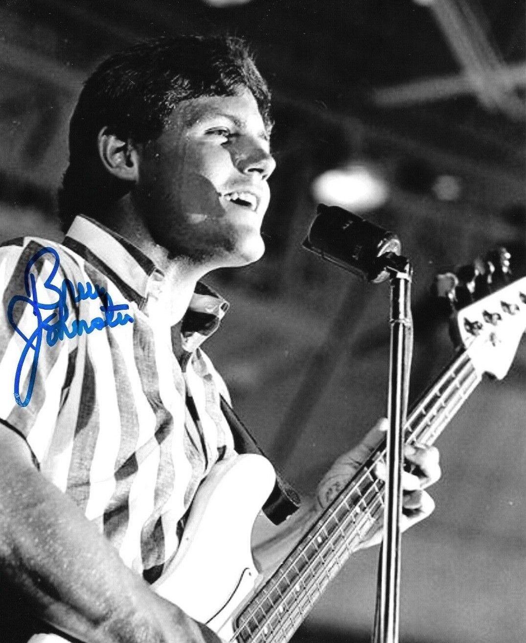 * BRUCE JOHNSTON * signed 8x10 Photo Poster painting * THE BEACH BOYS * COA * 55