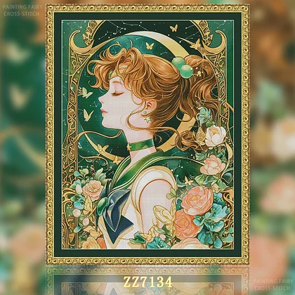 LovelyCatページ ZZ6096-Meow Girl]_ 82.92_ Painting Fairy Cross