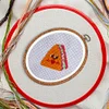 (US Local)Oval Embroidery Hoops Imitated Wood Embroidery Display Frame for Quilting