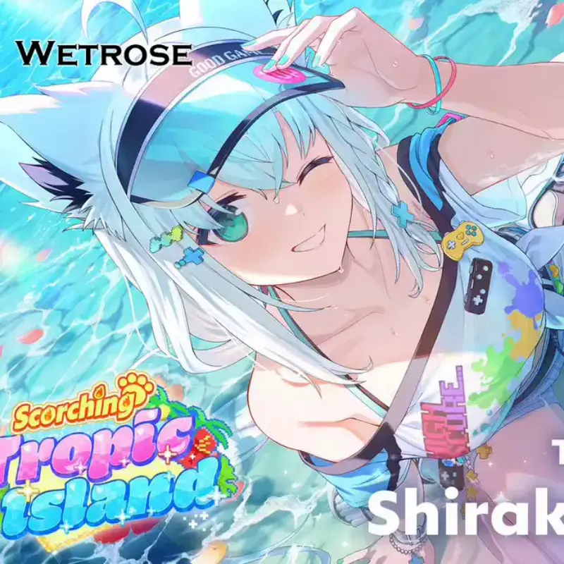 [Deposit Poll] Wetrose Hololive Dreams Vtuber Shirakami Fubuki Swimsuit Cosplay Costume ホロドリ白上フブキ水着新衣装コスプレ