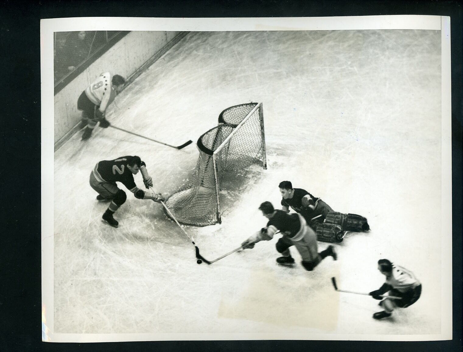 New York Rangers Hockey 1938 Press Photo Poster painting Goalie Dave Kerr