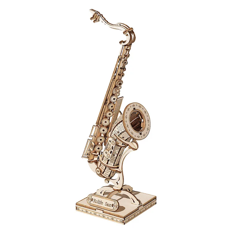 Rolife Saxophone 3D Wooden Puzzle TG309 | Robotime Online