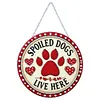 DIY Spoiled Dog-Diamond Painting Pendant（Sigle-Sided）