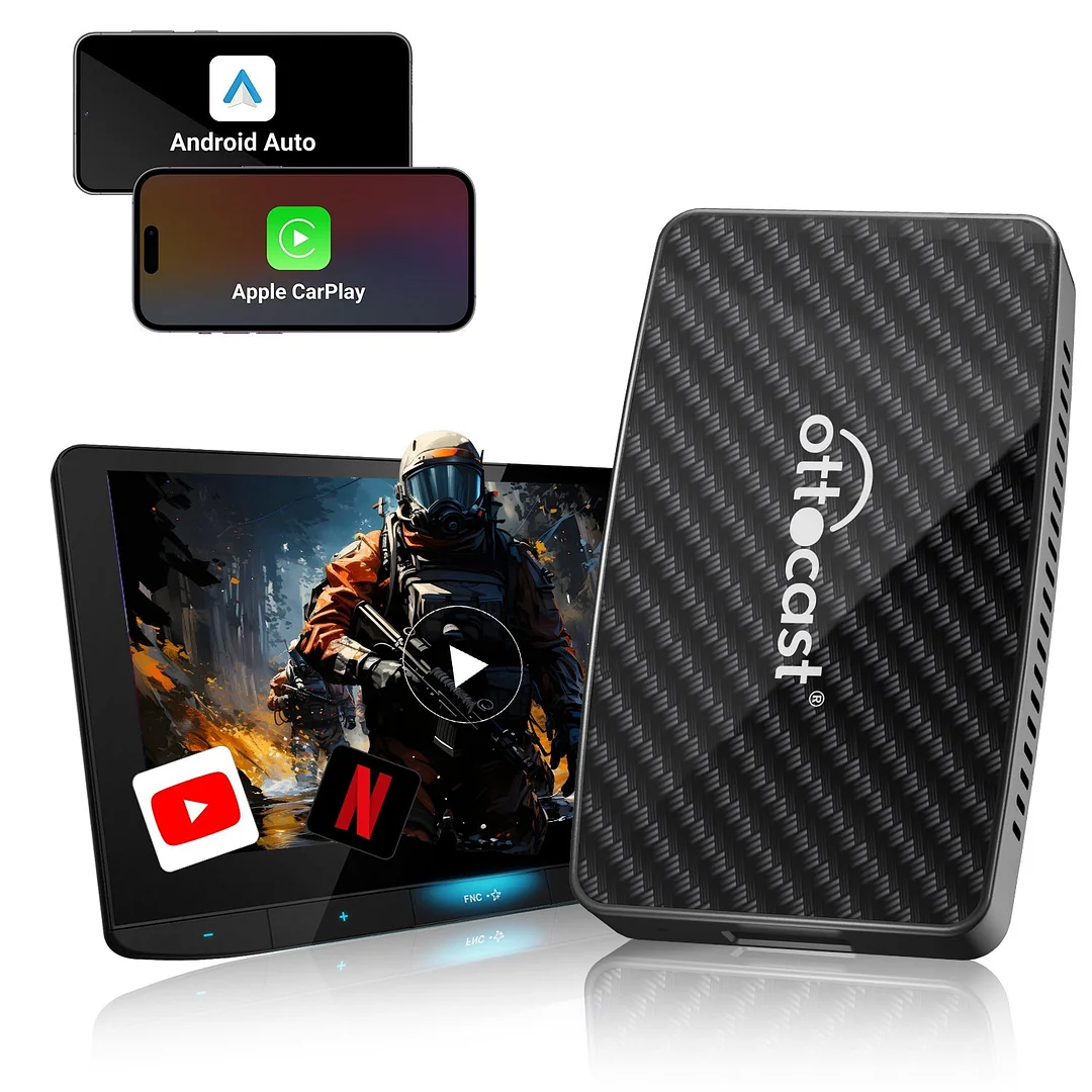 Play2Video Pro Bezprzewodowy CarPlay/Android Auto Uniwersalny adapter