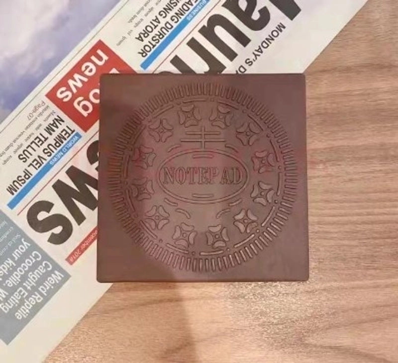 New Cute Creative Portable Thickened Chocolate Biscuits Mini Notepad