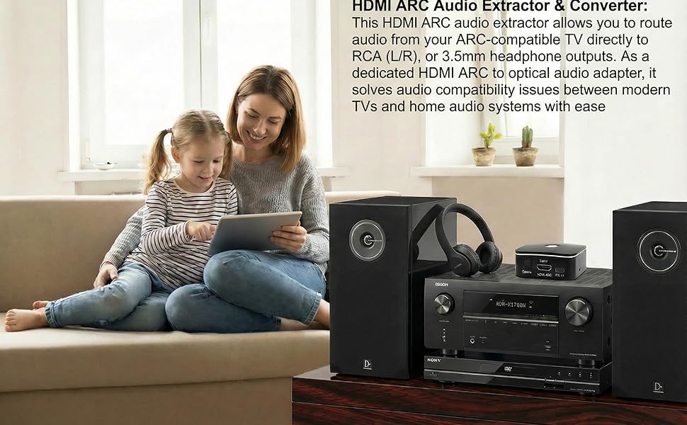 HDMI ARC Audio Extractor Converter