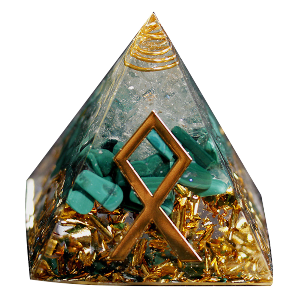 

5cm Natural Orgonite Pyramid Chakra, 501 Original