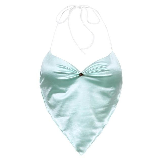 GIGI SATIN BACKLESS TOP FREE WORLDWIDE SHIPPING August Lemonade