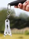 Portable Precise Thread Size Checker Keychain Nuts and Screws Thread Checker