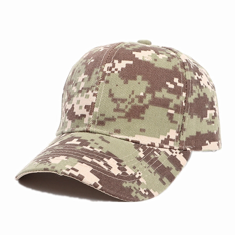 Baseball Cap Men’s Sun Hat Fishing Cap Outdoor CS Camouflage Sun Hat Military Training Sports Group Building Middle-aged Hat