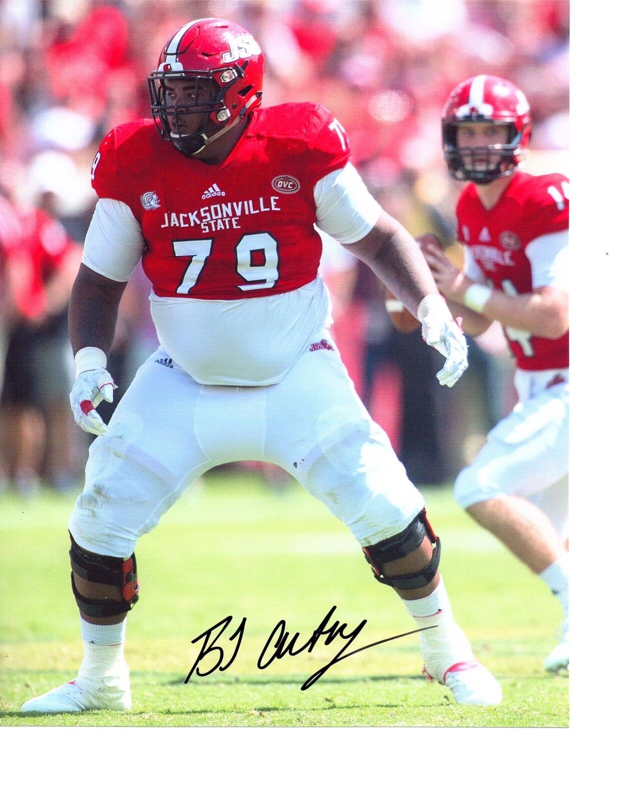 BJ Autry Jacksonville State signed autographed 8x10 football Photo Poster painting B.J. Autry c