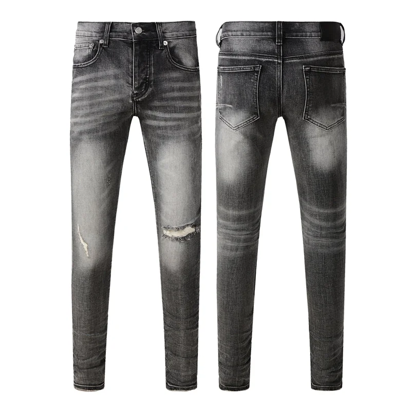 Purple Fashion Jeans 9103